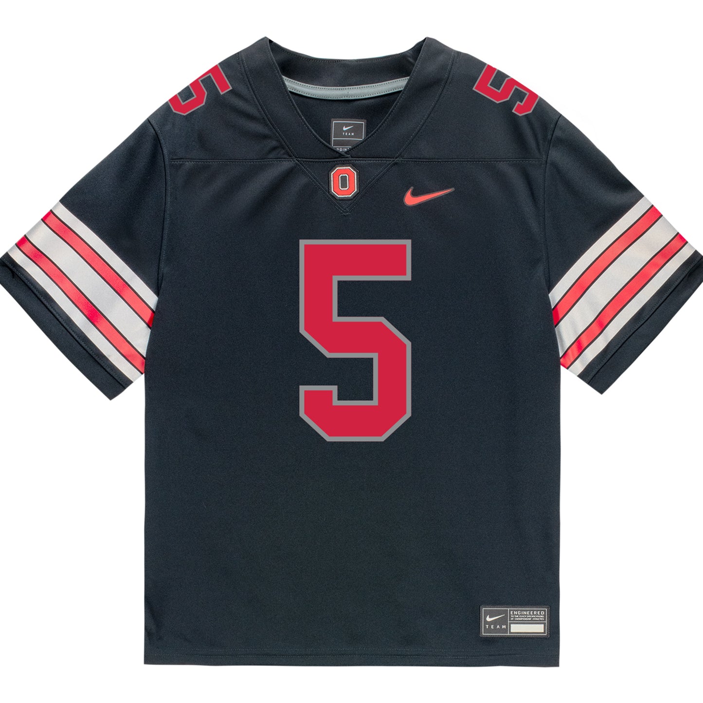 Ohio State Buckeyes Nike #5 Kyle Parker Student Athlete Black Football Jersey