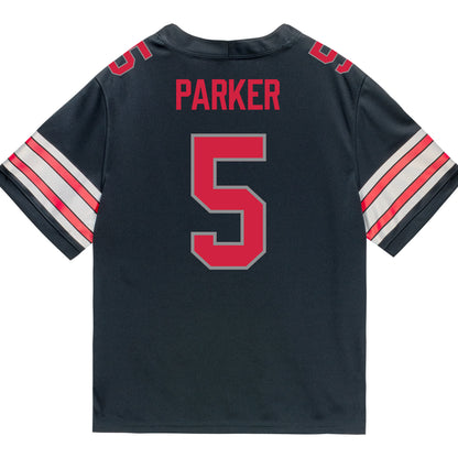 Ohio State Buckeyes Nike #5 Kyle Parker Student Athlete Black Football Jersey