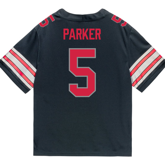 Ohio State Buckeyes Nike #5 Kyle Parker Student Athlete Black Football Jersey