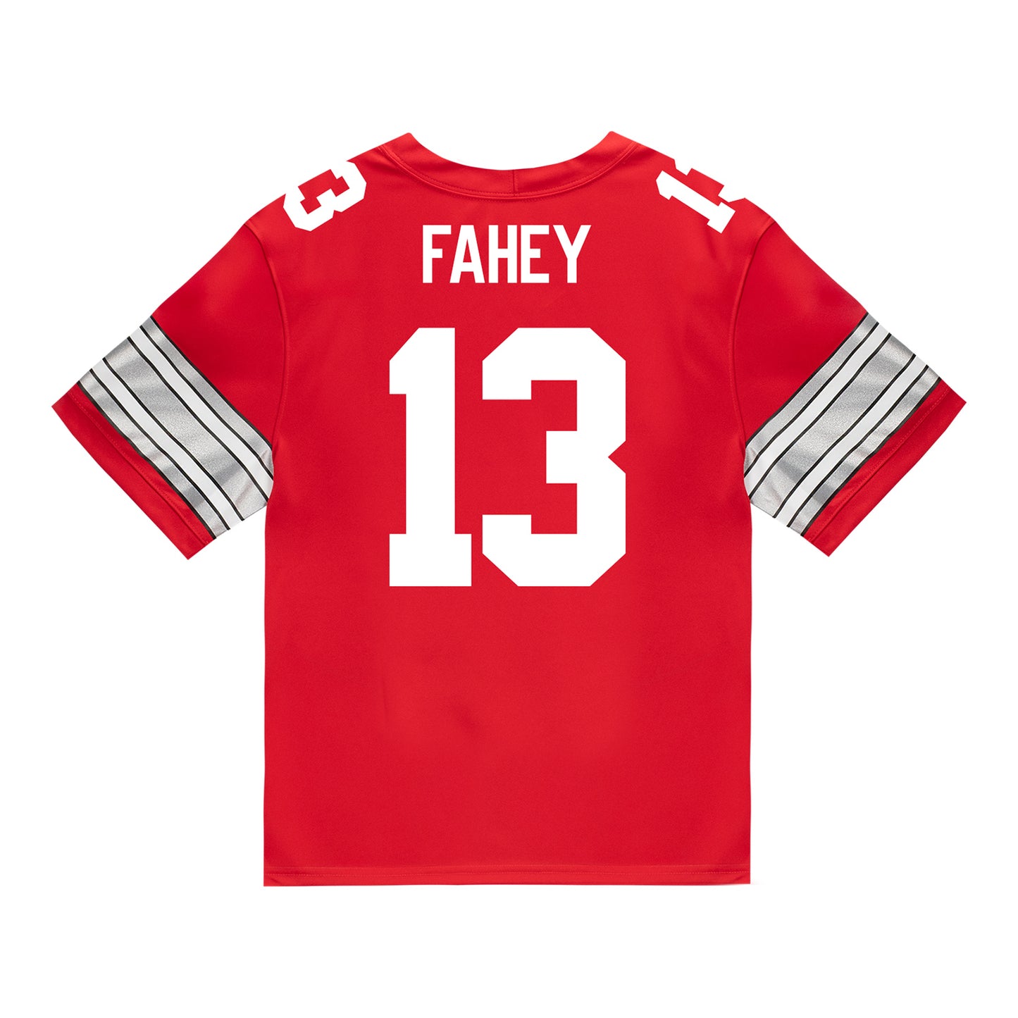Ohio State Buckeyes Nike #13 Luke Fahey Student Athlete Scarlet Football Jersey