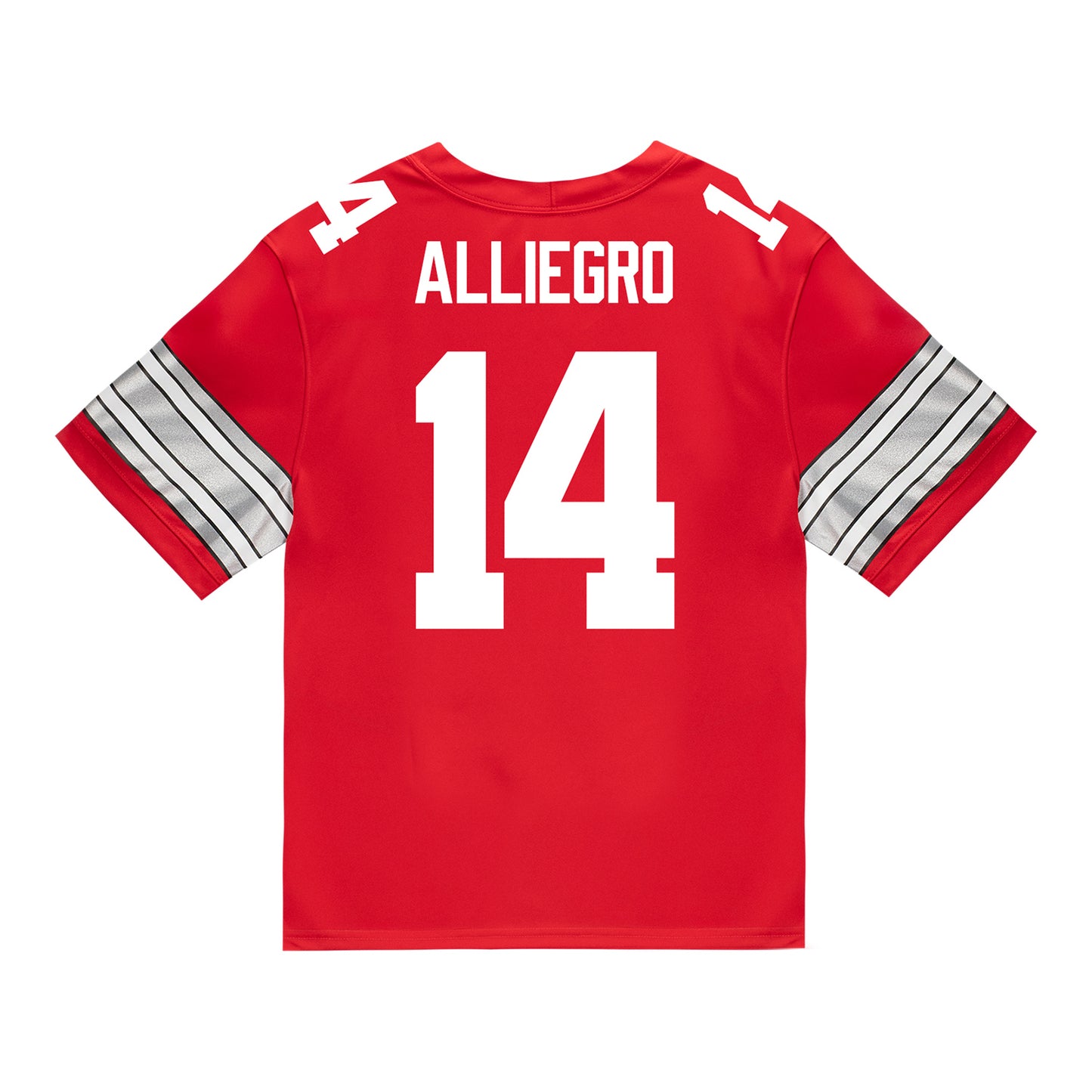 Ohio State Buckeyes Nike #14 Christian Alliegro Student Athlete Scarlet Football Jersey