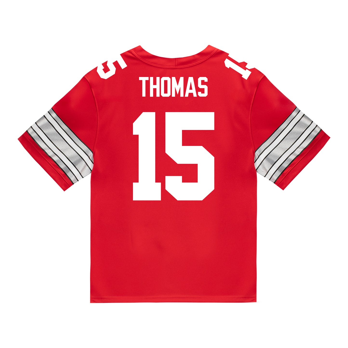 Ohio State Buckeyes Nike #15 Jordan Thomas Student Athlete Scarlet Football Jersey