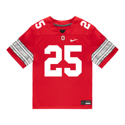 Ohio State Buckeyes Nike #25 Jay Timmons Student Athlete Scarlet Football Jersey