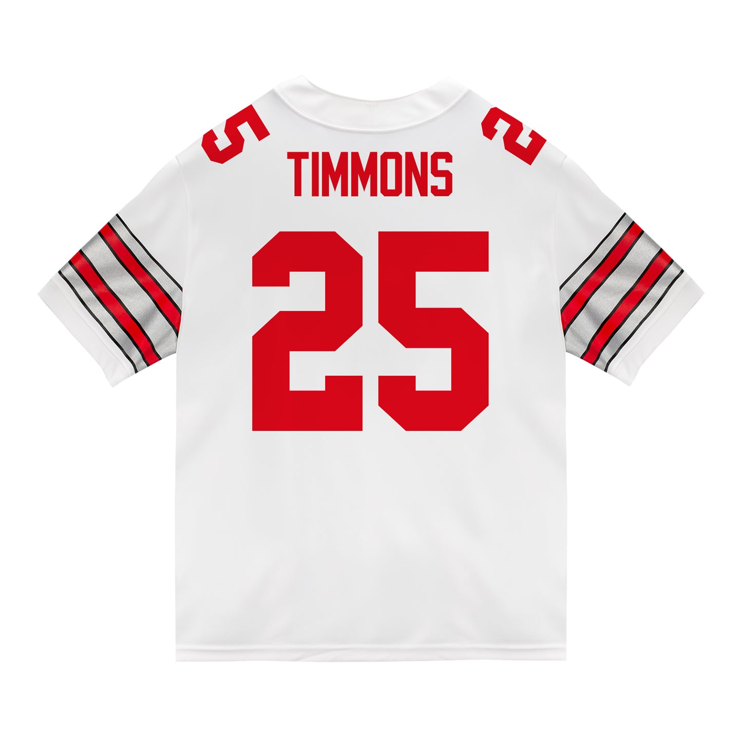 Ohio State Buckeyes Nike #25 Jay Timmons Student Athlete White Football Jersey