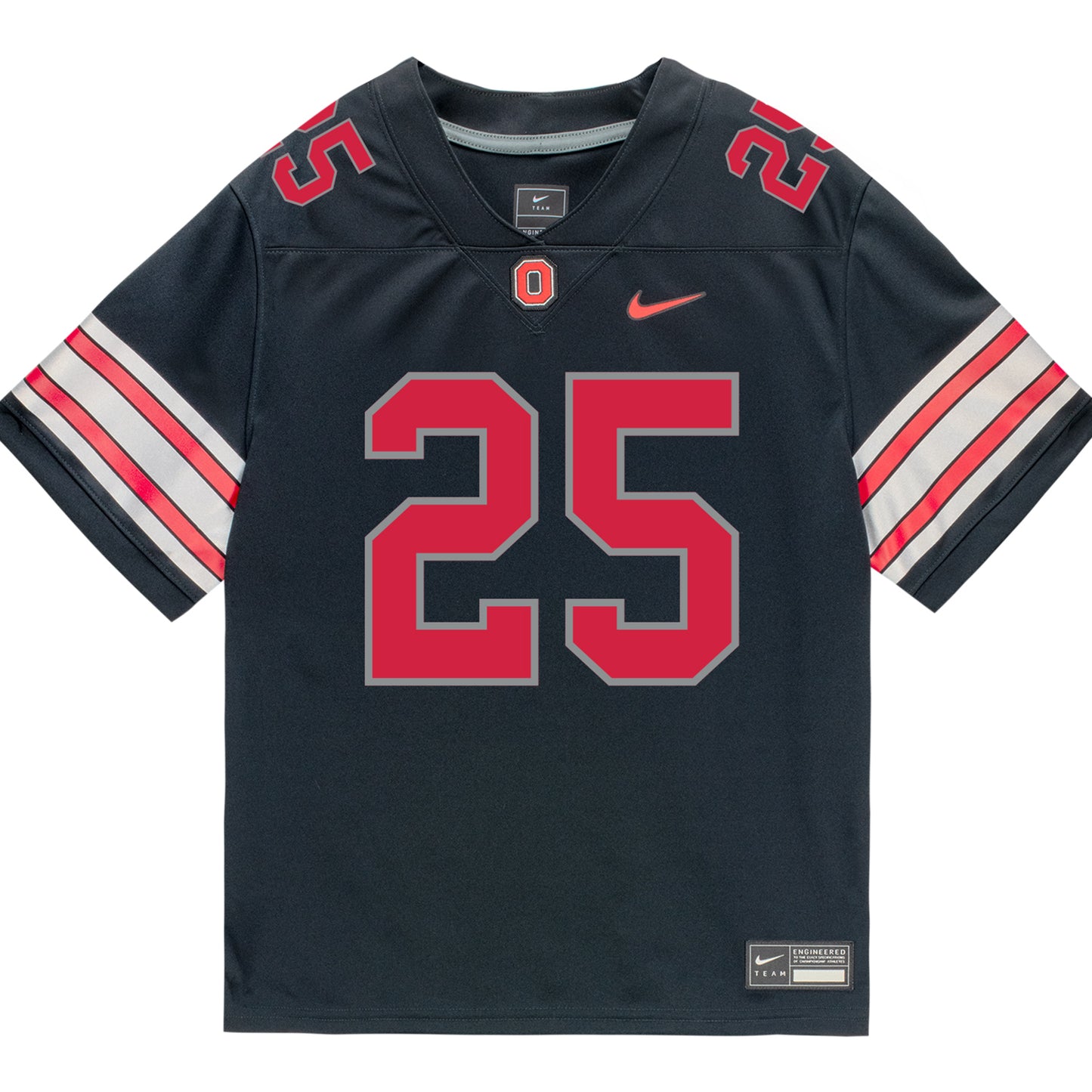 Ohio State Buckeyes Nike #25 Jay Timmons Student Athlete Black Football Jersey