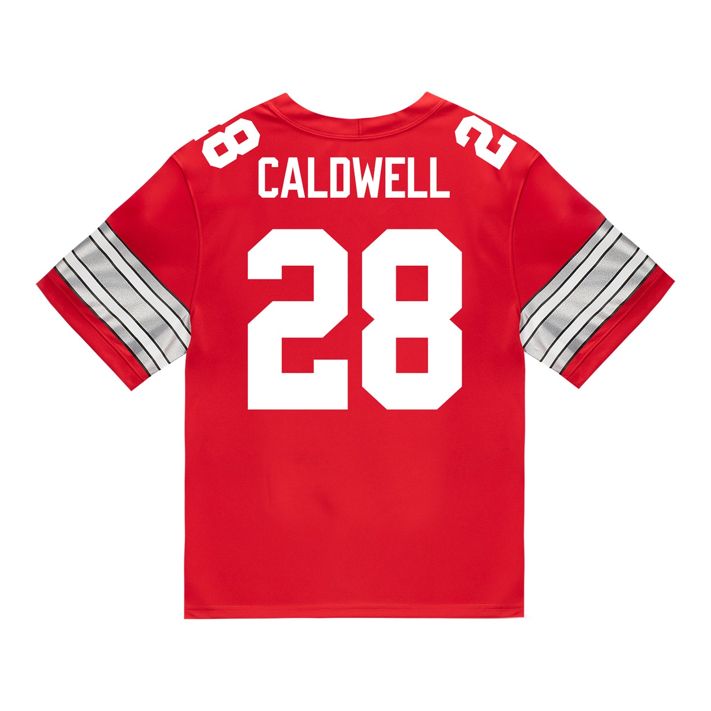 Ohio State Buckeyes Nike #28 Simeon Caldwell Student Athlete Scarlet Football Jersey