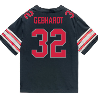 Ohio State Buckeyes Nike #32 Kaden Gebhardt Student Athlete Black Football Jersey