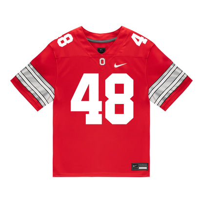 Ohio State Buckeyes Nike #48 Dalton Riggs Student Athlete Scarlet Football Jersey