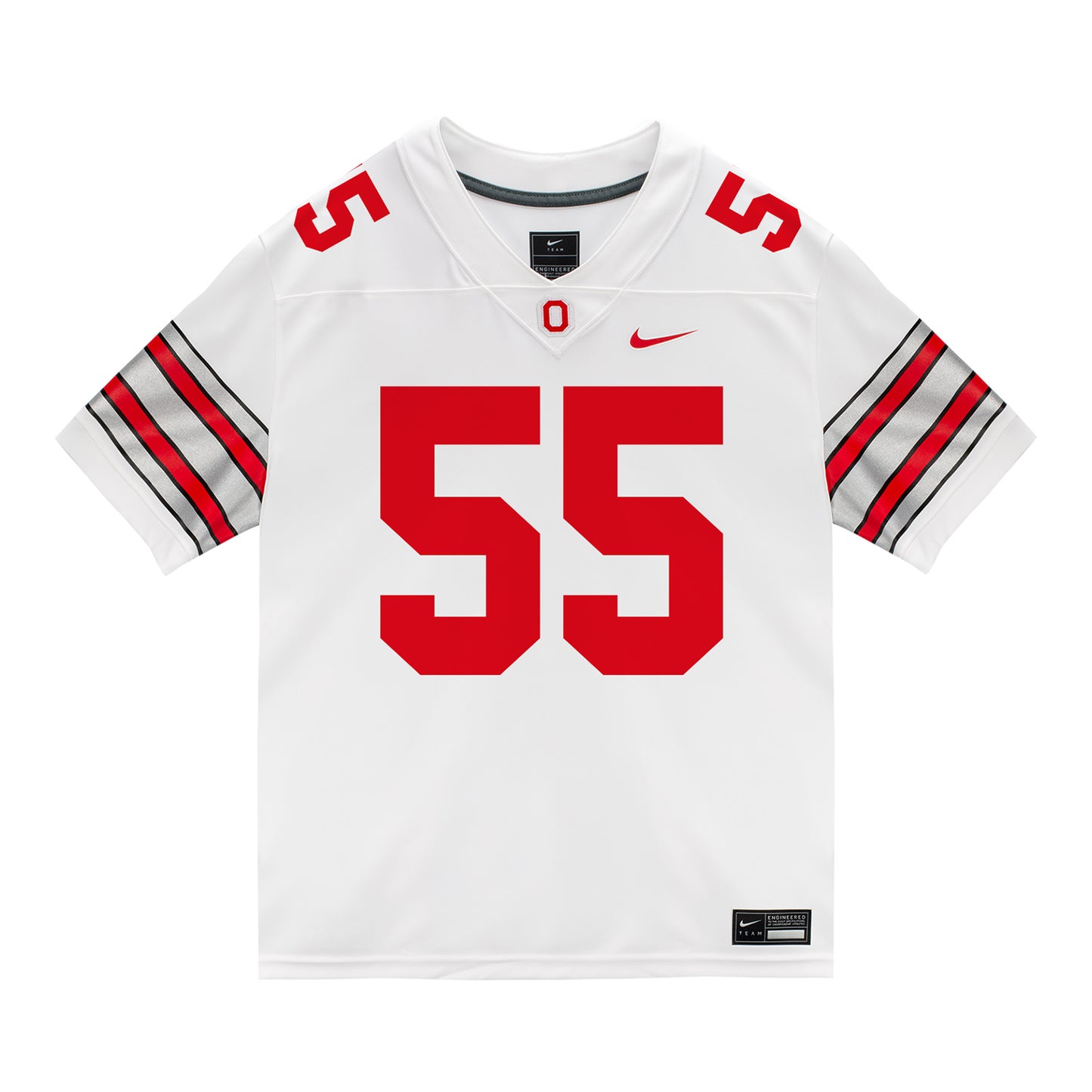 Ohio State Buckeyes Nike #55 John Walker Student Athlete White Football Jersey