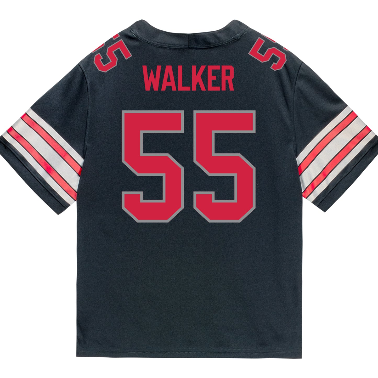 Ohio State Buckeyes Nike #55 John Walker Student Athlete Black Football Jersey