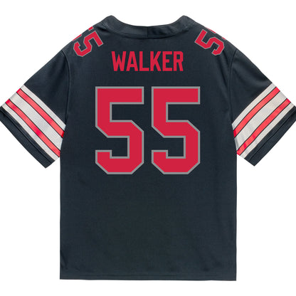 Ohio State Buckeyes Nike #55 John Walker Student Athlete Black Football Jersey