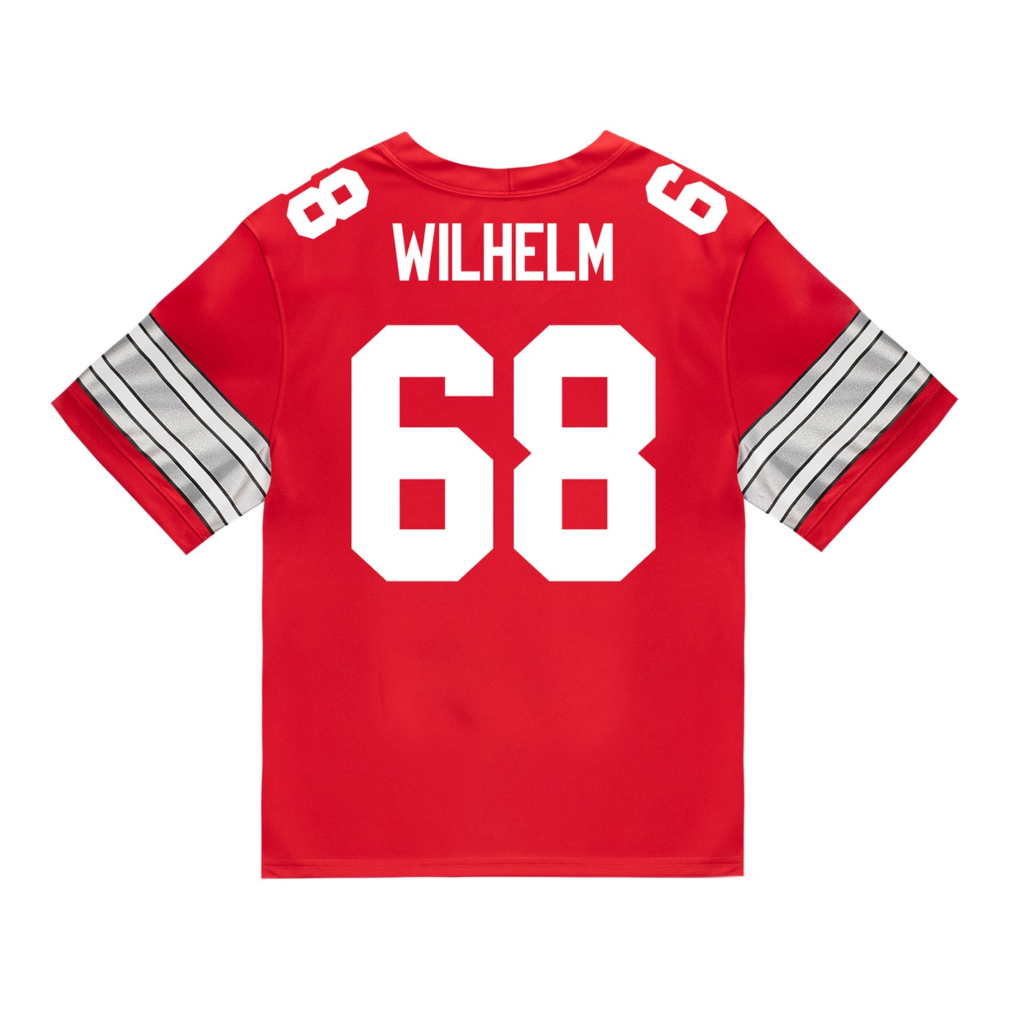 Ohio State Buckeyes Nike #68 Mason Wilhelm Student Athlete Scarlet Football Jersey