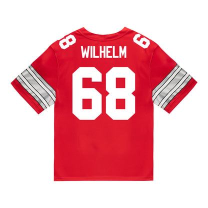 Ohio State Buckeyes Nike #68 Mason Wilhelm Student Athlete Scarlet Football Jersey