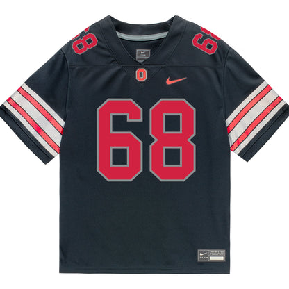 Ohio State Buckeyes Nike #68 Mason Wilhelm Student Athlete Black Football Jersey