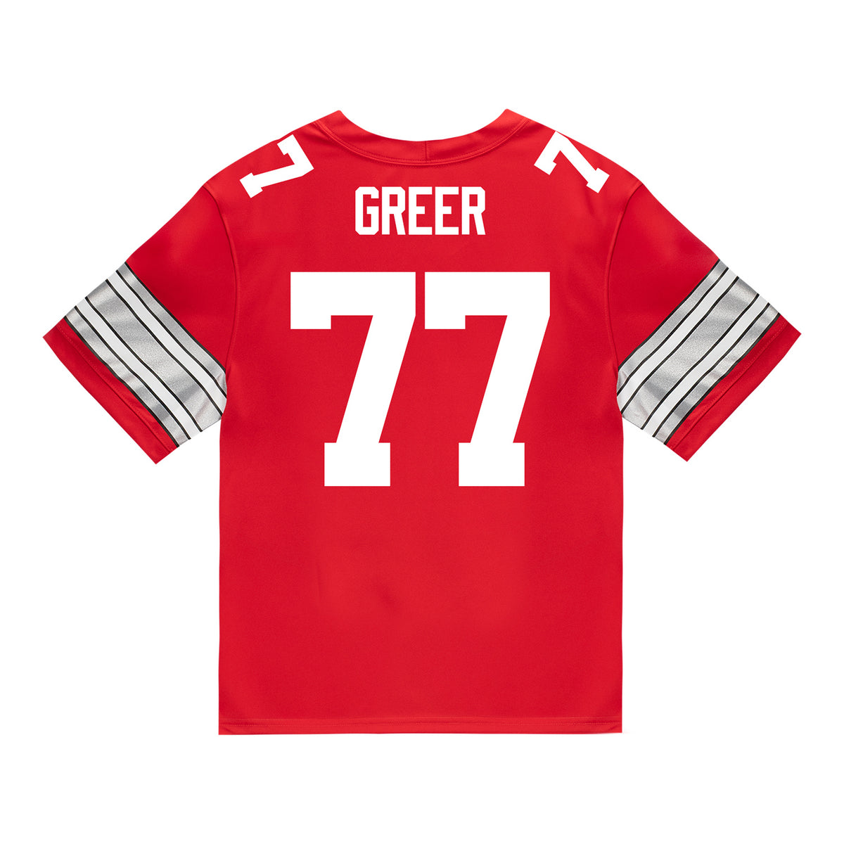 Ohio State Buckeyes Nike #77 Sam Greer Student Athlete Scarlet Football Jersey