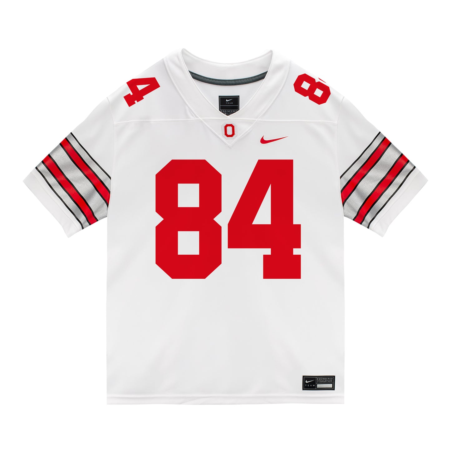 Ohio State Buckeyes Nike #84 Hunter Welcing Student Athlete White Football Jersey