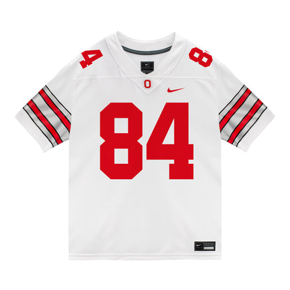 Ohio State Buckeyes Nike #84 Hunter Welcing Student Athlete White Football Jersey