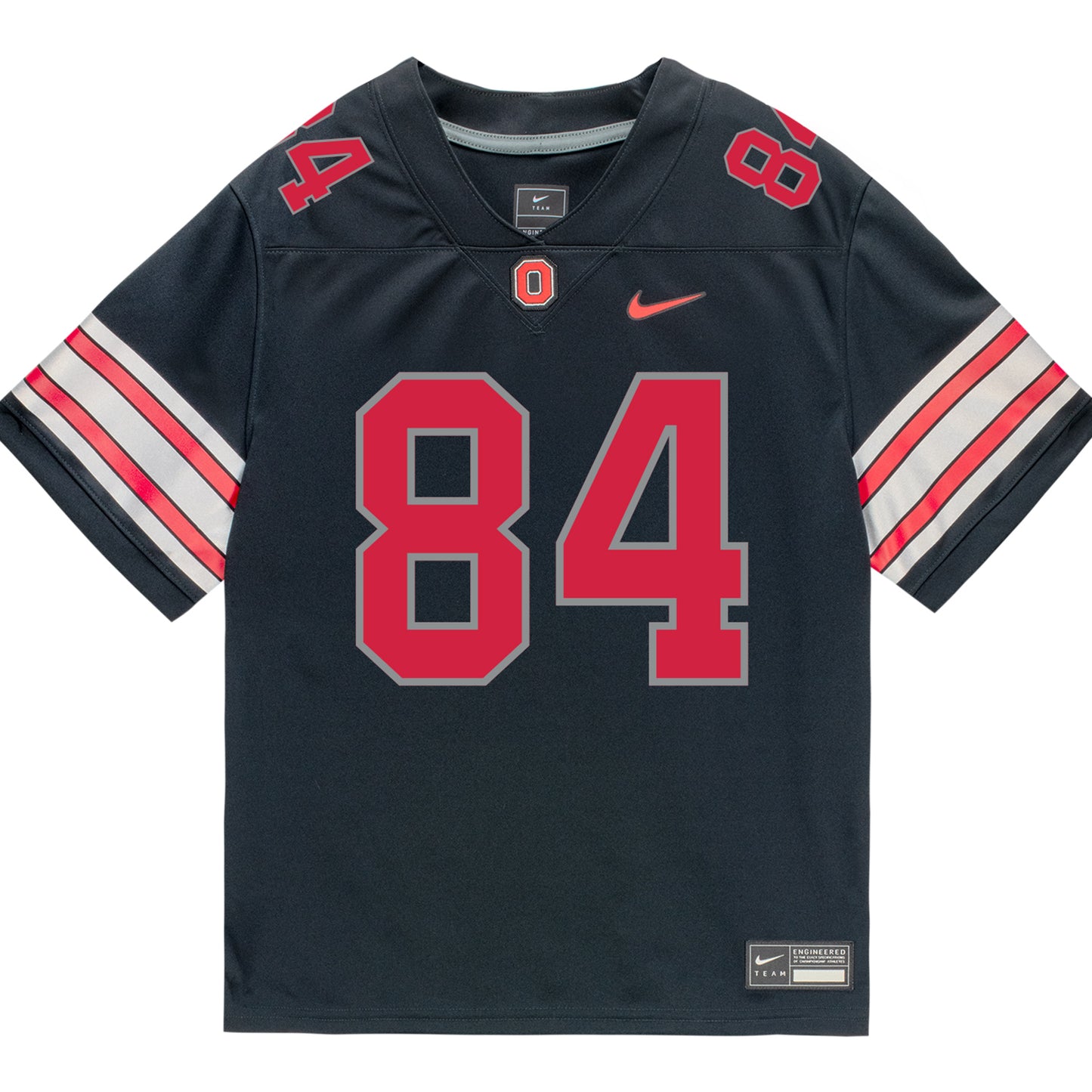 Ohio State Buckeyes Nike #84 Hunter Welcing Student Athlete Black Football Jersey