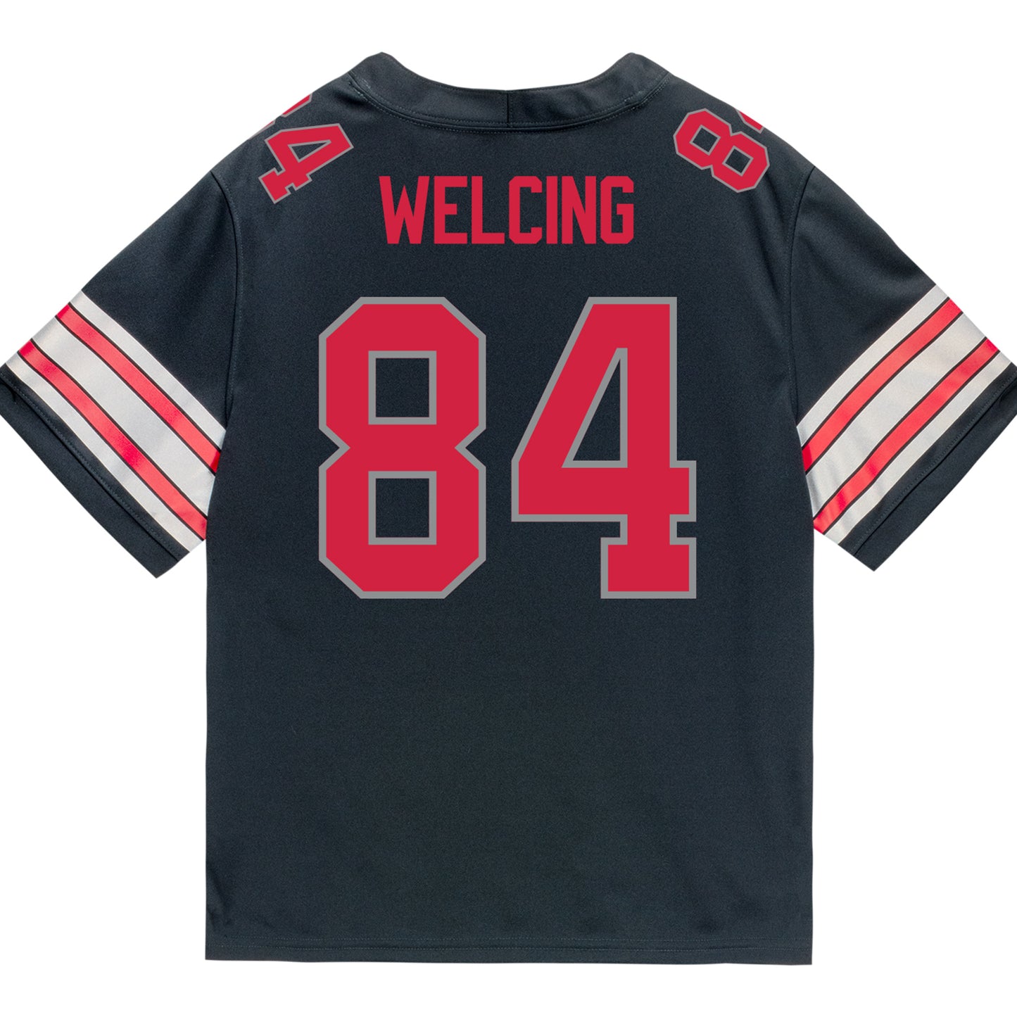 Ohio State Buckeyes Nike #84 Hunter Welcing Student Athlete Black Football Jersey