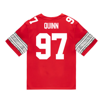 Ohio State Buckeyes Nike #97 Dre Quinn Student Athlete Scarlet Football Jersey