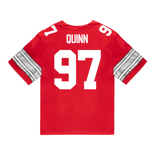 Ohio State Buckeyes Nike #97 Dre Quinn Student Athlete Scarlet Football Jersey