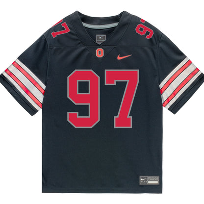 Ohio State Buckeyes Nike #97 Dre Quinn Student Athlete Black Football Jersey