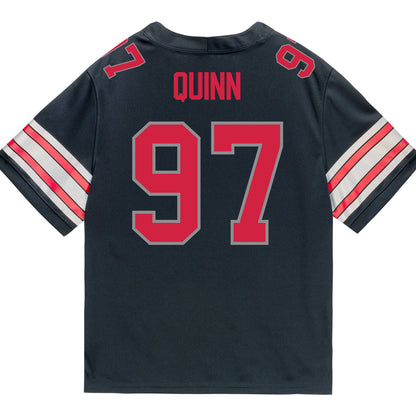 Ohio State Buckeyes Nike #97 Dre Quinn Student Athlete Black Football Jersey