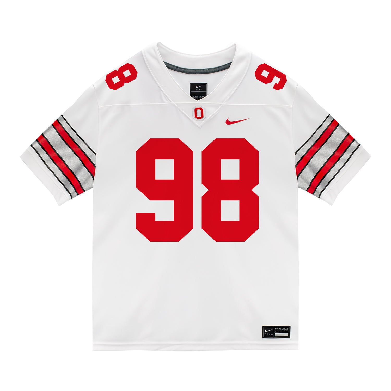 Ohio State Buckeyes Nike #98 Jamir Perez Student Athlete White