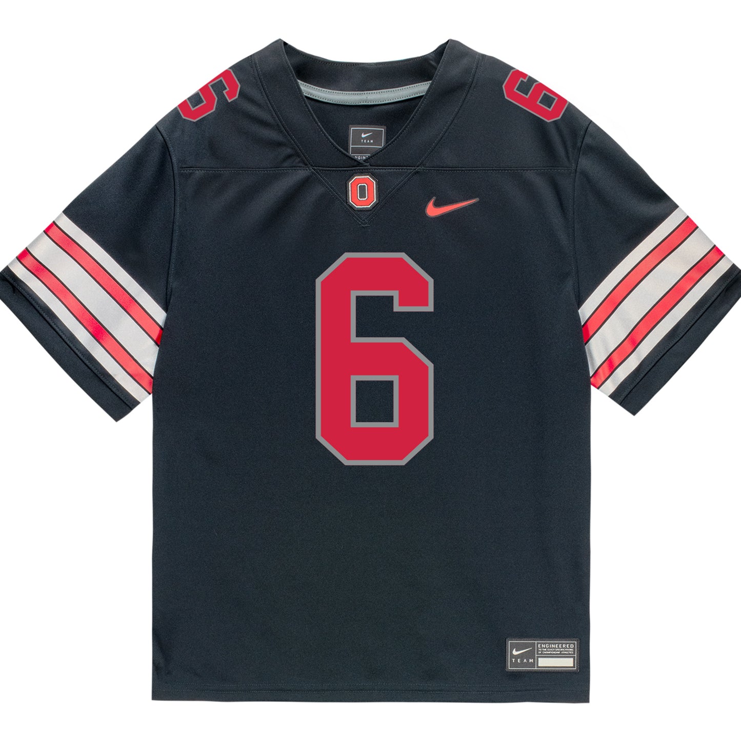Ohio State Buckeyes Nike #6 Devin Sanchez Student Athlete Black Football Jersey