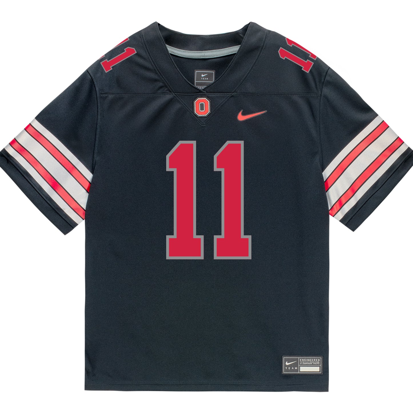 Ohio State Buckeyes Nike #11 Terry Moore Student Athlete Black Football Jersey