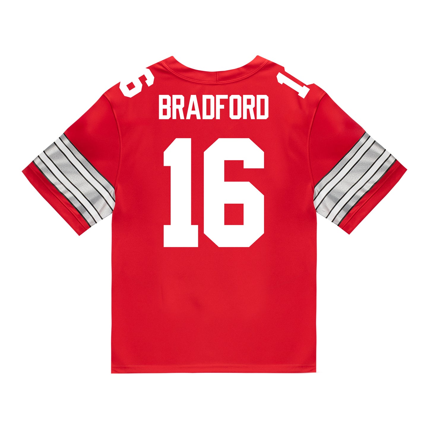 Ohio State Buckeyes Nike #16 Blaine Bradford Student Athlete Scarlet Football Jersey