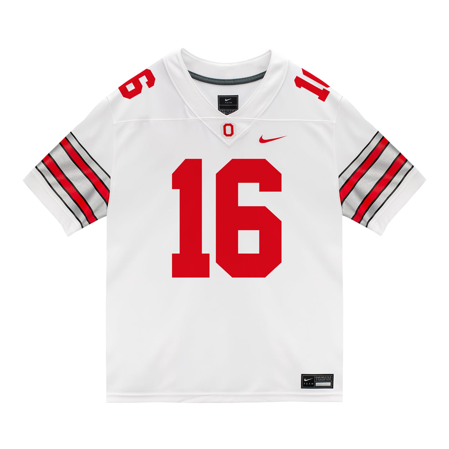 Ohio State Buckeyes Nike #16 Blaine Bradford Student Athlete White Football Jersey