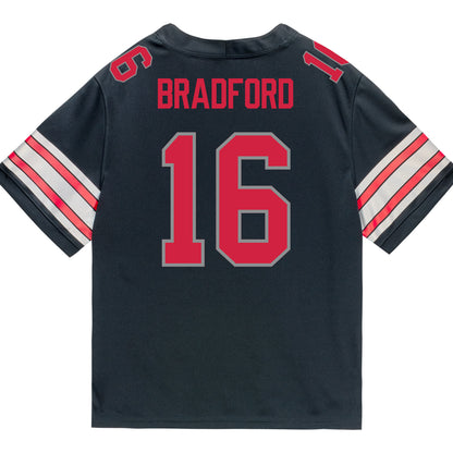 Ohio State Buckeyes Nike #16 Blaine Bradford Student Athlete Black Football Jersey
