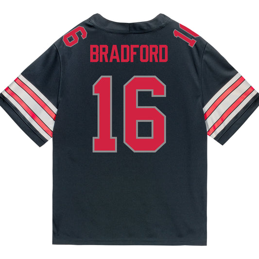 Ohio State Buckeyes Nike #16 Blaine Bradford Student Athlete Black Football Jersey