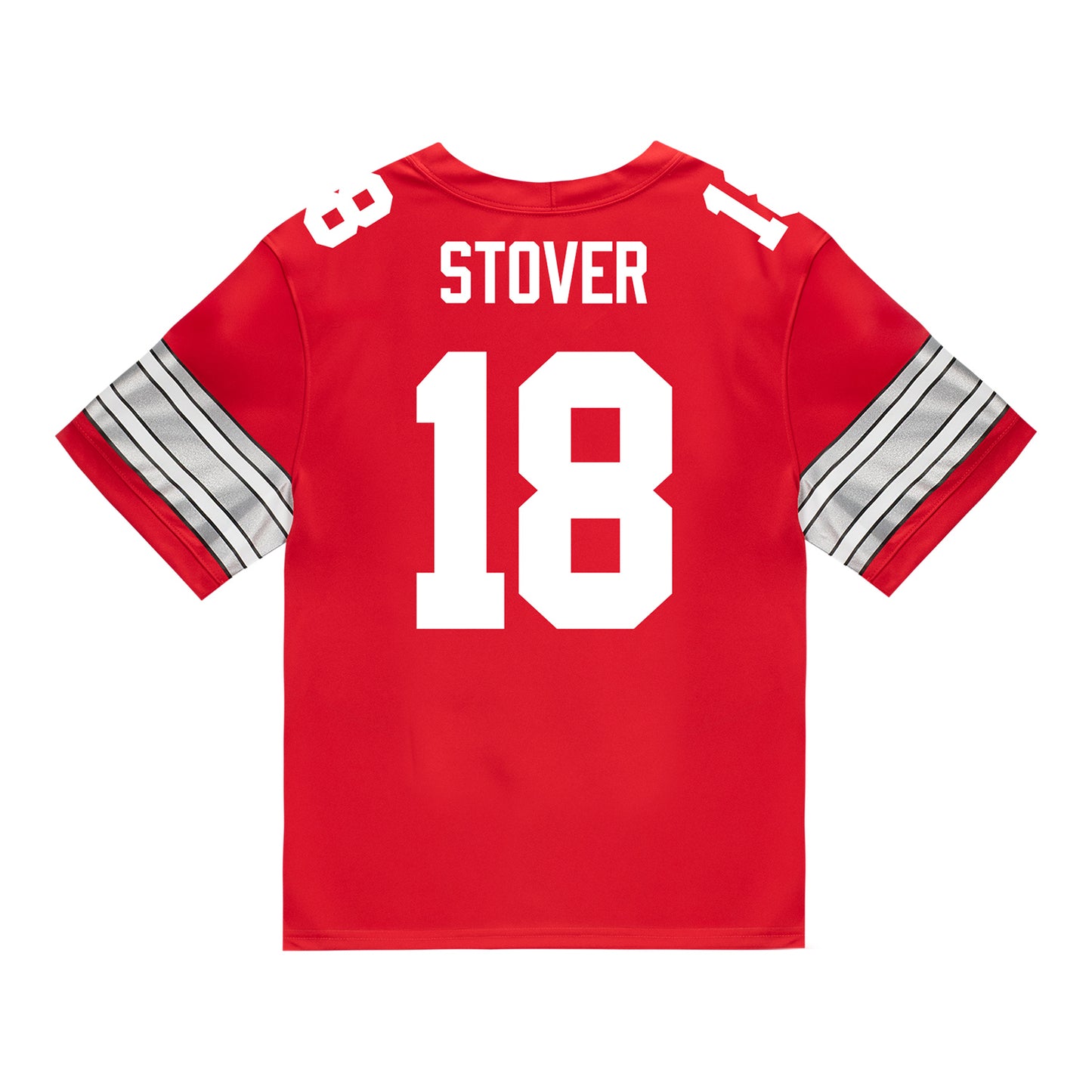 Ohio State Buckeyes Nike #18 Kolton Stover Student Athlete Scarlet Football Jersey