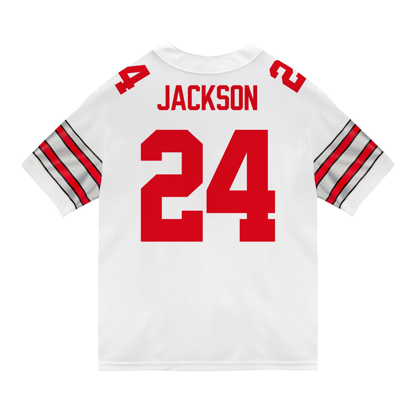 Ohio State Buckeyes Nike #24 Ja’Kobi Jackson Student Athlete White Football Jersey