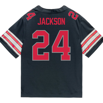 Ohio State Buckeyes Nike #24 Ja’Kobi Jackson Student Athlete Black Football Jersey