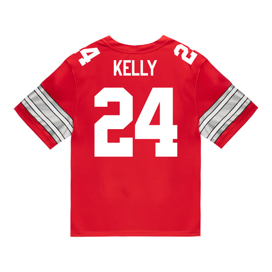 Ohio State Buckeyes Nike #24 Dominick Kelly Student Athlete Scarlet Football Jersey