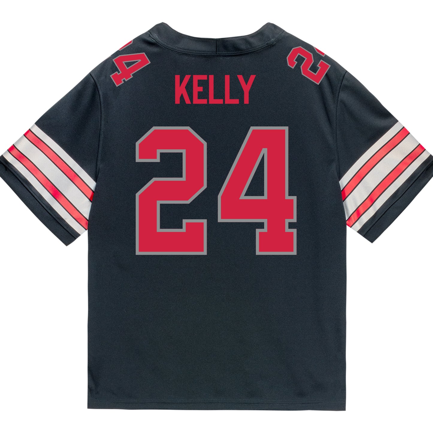 Ohio State Buckeyes Nike #24 Dominick Kelly Student Athlete Black Football Jersey