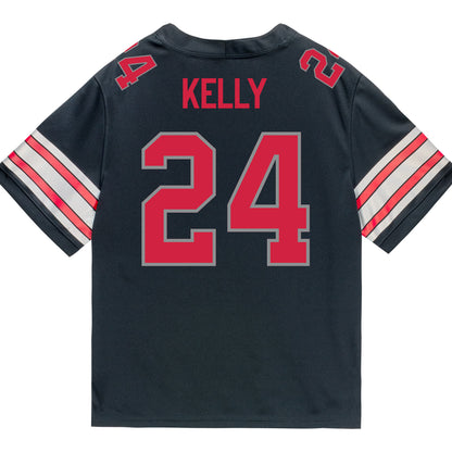 Ohio State Buckeyes Nike #24 Dominick Kelly Student Athlete Black Football Jersey