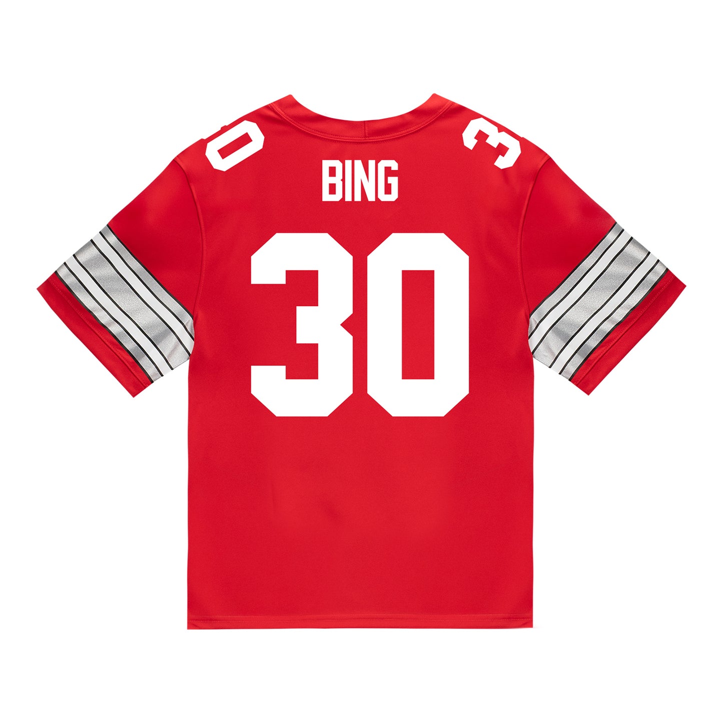 Ohio State Buckeyes Nike #30 Khmari Bing Student Athlete Scarlet Football Jersey