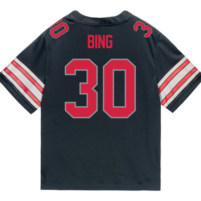 Ohio State Buckeyes Nike #30 Khmari Bing Student Athlete Black Football Jersey