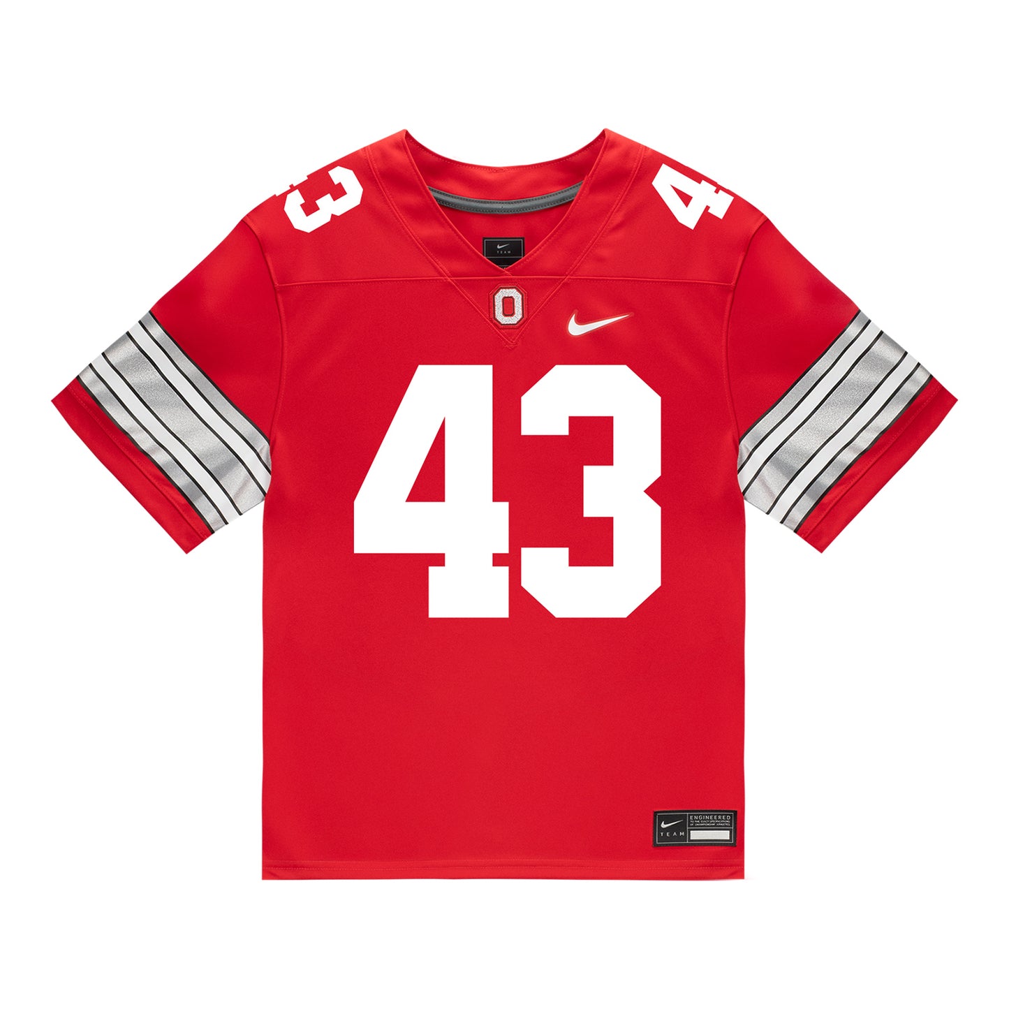 Ohio State Buckeyes Nike #43 Amar'e Miller Student Athlete Scarlet Football Jersey