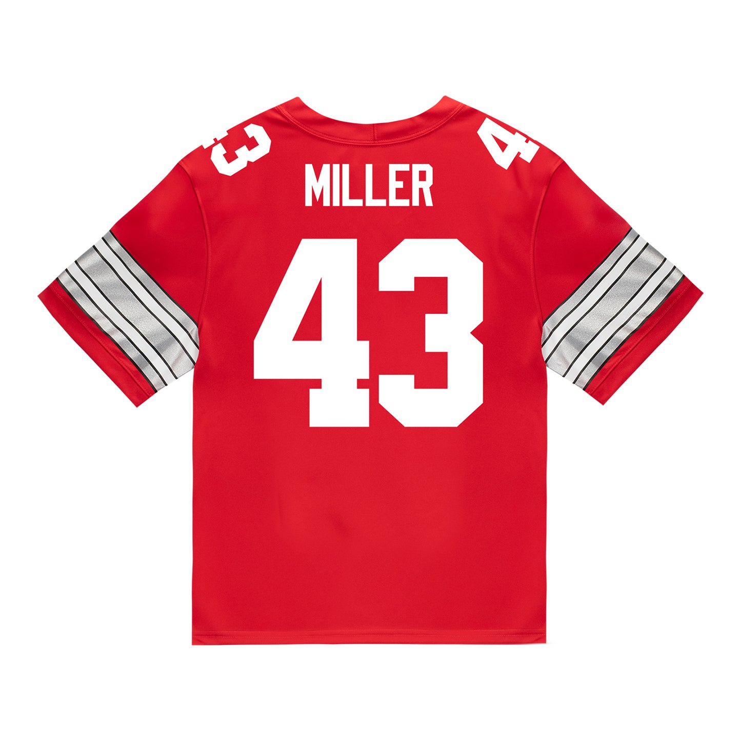 Ohio State Buckeyes Nike #43 Amar'e Miller Student Athlete Scarlet Football Jersey