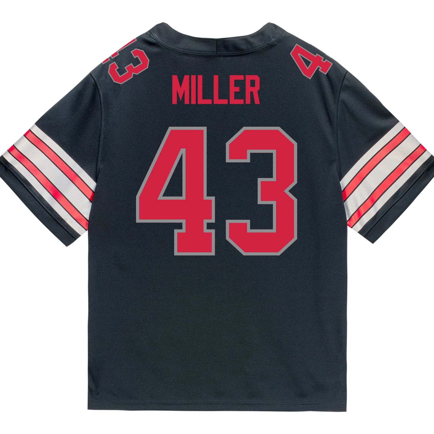 Ohio State Buckeyes Nike #43 Amar'e Miller Student Athlete Black Football Jersey