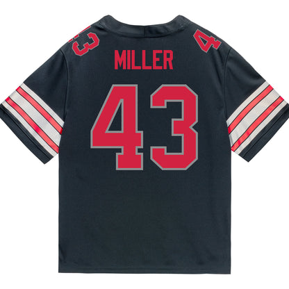 Ohio State Buckeyes Nike #43 Amar'e Miller Student Athlete Black Football Jersey
