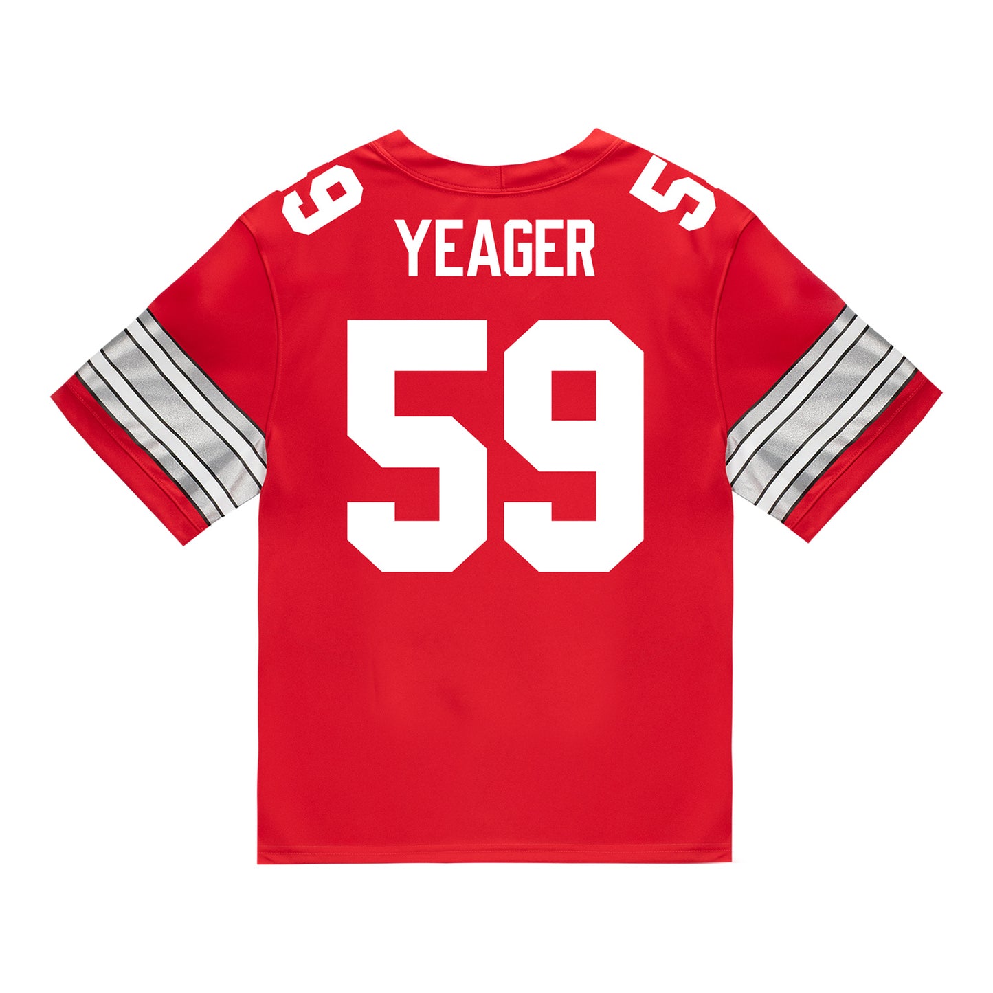 Ohio State Buckeyes Nike #59 Ashton Yeager Student Athlete Scarlet Football Jersey