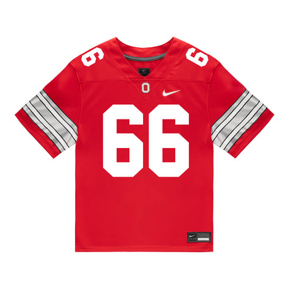 Ohio State Buckeyes Nike #66 Landry Brede Student Athlete Scarlet Football Jersey