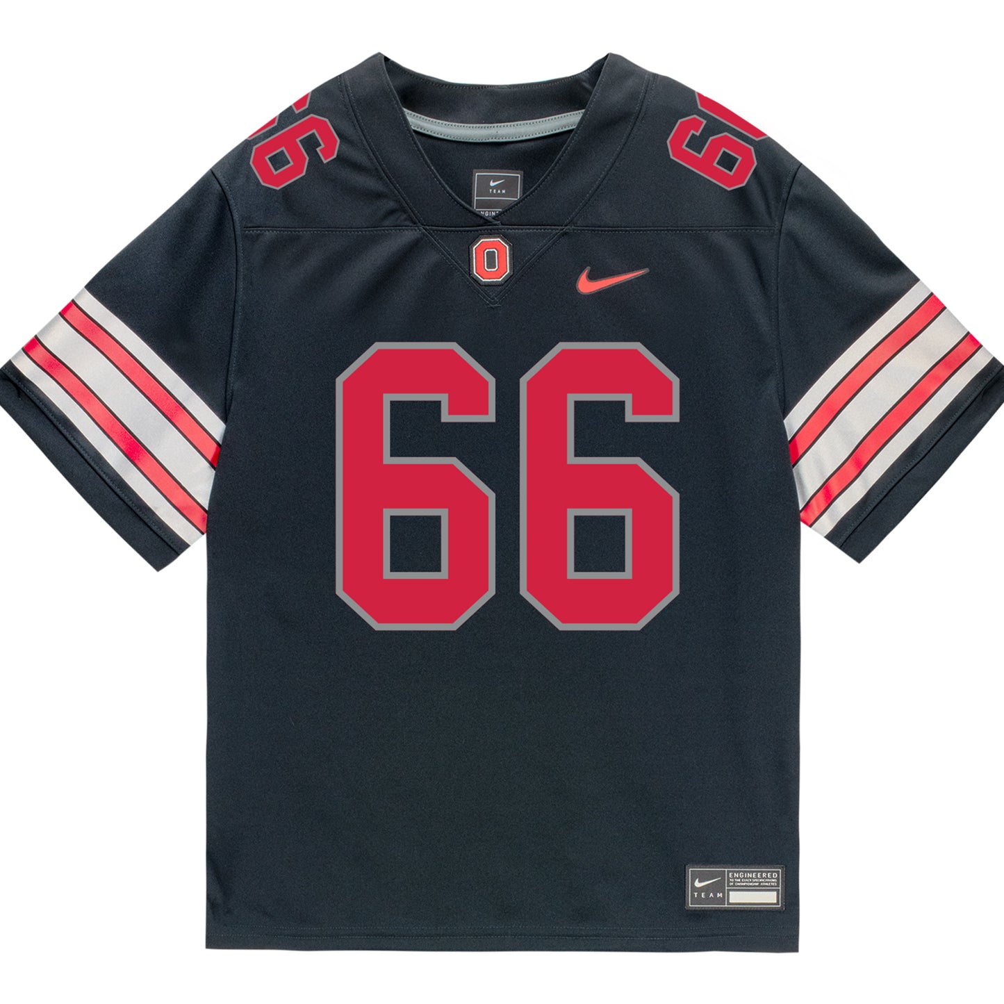 Ohio State Buckeyes Nike #66 Landry Brede Student Athlete Black Football Jersey