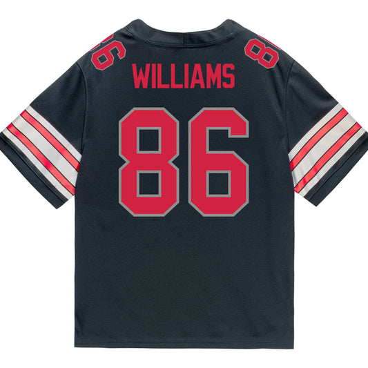 Ohio State Buckeyes Nike #86 Mason Williams Student Athlete Black Football Jersey
